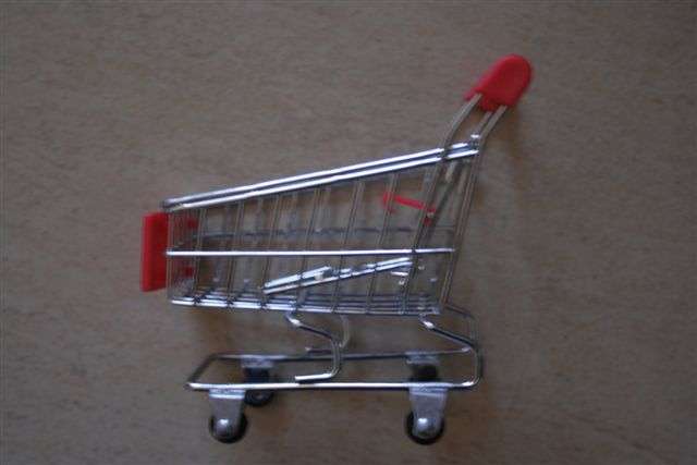 Small shopping trolley, Perfect for a Barbie doll