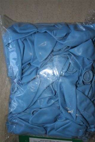 Smurf blue Helium quality balloons (10 per pack)