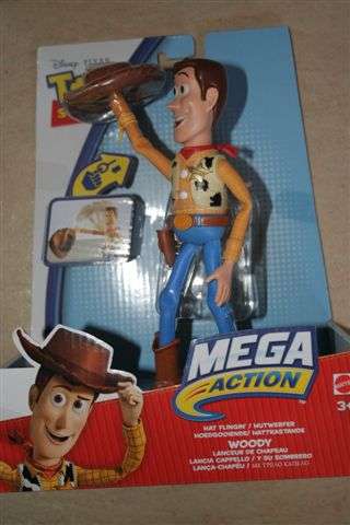 TOy story Woody Figure, with movement, Real Mattel toy, 19cm