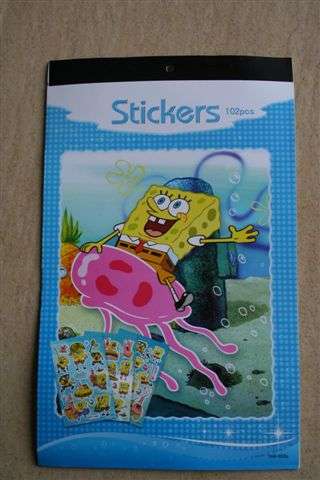 Spongebob sticker book