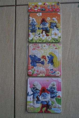 Smurf puzzle (3pack) perfect for party thank you gifts