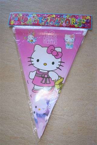 Hello kitty birthday banner