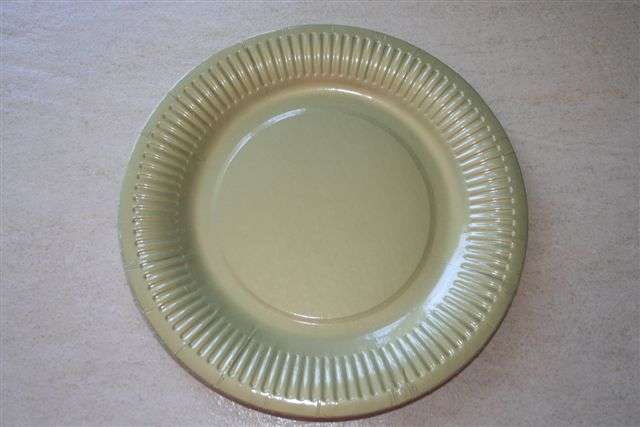 200 Gold paper plates Special order