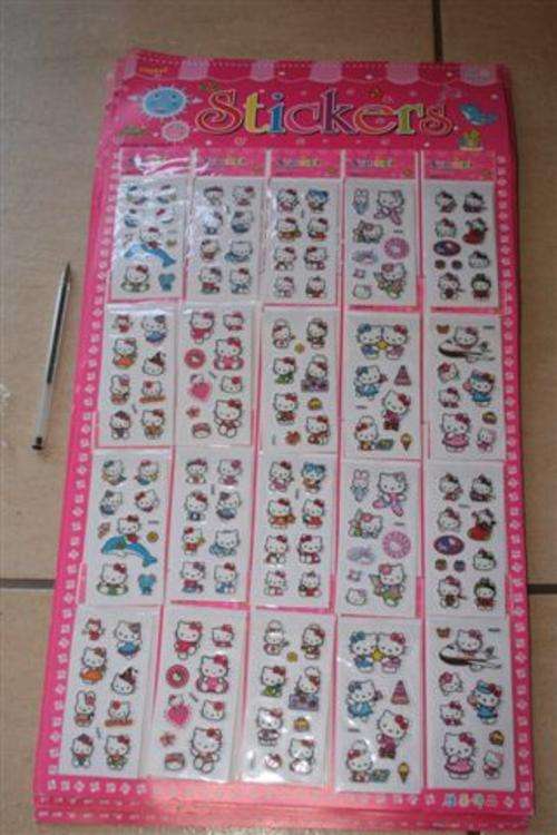 Hello kitty Sticker sheet with 16 packets