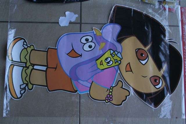 XL Dora wall sticker, Ideal for party decor +-85cm