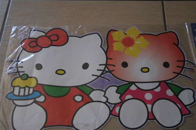 Hello kitty sticker +-55cm, perfect for party decor