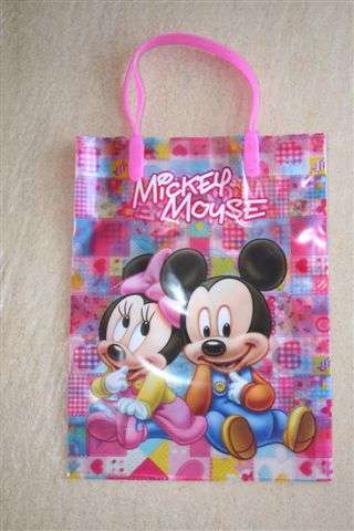 Mickey and minnie mouse gift bag17.5cm x 23cm, perfect for kiddies parties, loot bag
