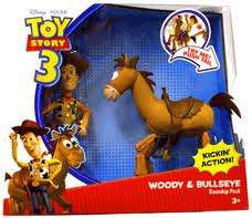 Toy story Woody Figure and bullseye, with movement, Real Mattel toy