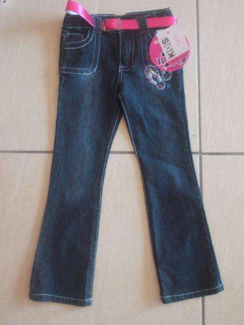 Edgars Bootleg embroided Denim, 3-4years was R110 now R55