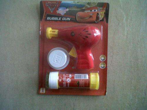 Cars lightning mcqueen bubble gun with bubbles