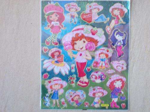 Strawberry shortcake sticker sheet