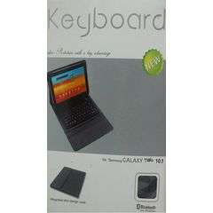 Samsung galaxy tab2 10.1 with bluetooth keyboard cover,Red   MARKED DOWN