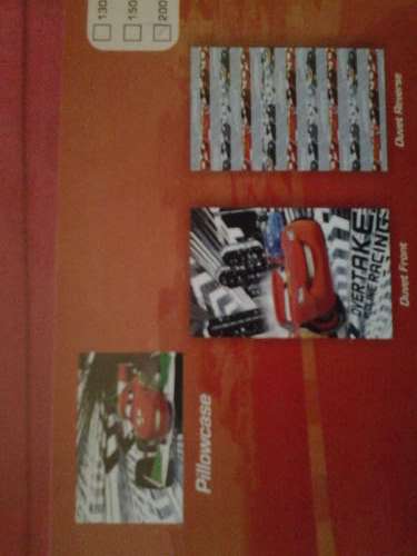 Cars mcqueen reversable Duvet cover set, double