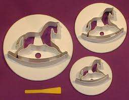 Rocking horse Fondant Cutter/ cookie cutter