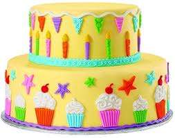 Silicone fondant / sugarpaste mould cupcake and candle