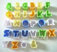 Alphabet Fondant / cookie  Cutter (2.5cm)