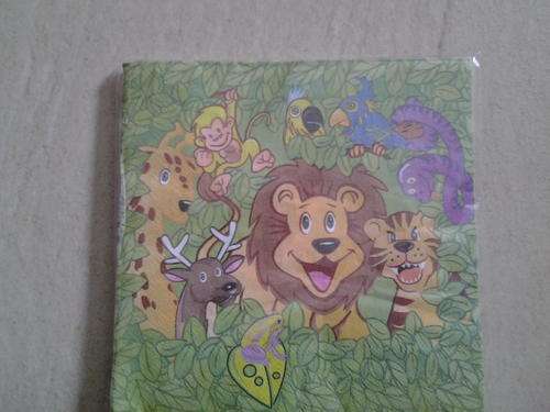 jungle animal serviettes