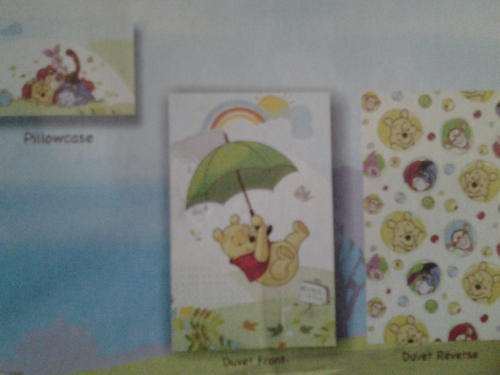 Winnie the pooh duvet cover set, Single, reversable ONLY R110