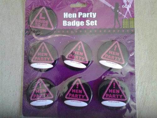 Hen party name badge, bachelorette