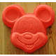 Silicone mickey mouse cake mould 15cm, set of 4