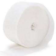 Streamers (1cm x 10m x 6piece) WHITE