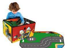 Lego city storage toy box and playmat