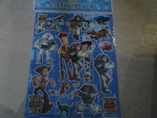 Toy story sticker sheet