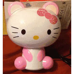 Kids bedroom hello kitty lamp / light 26cm