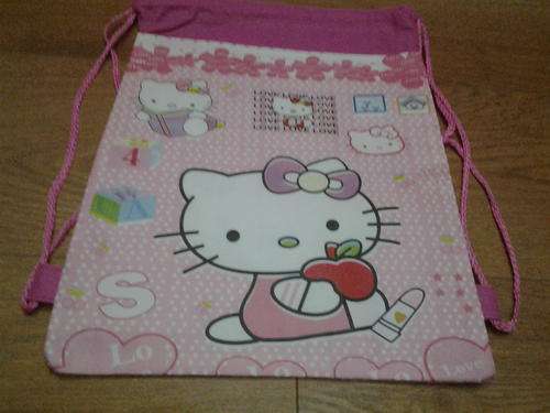 Hello kitty string bag