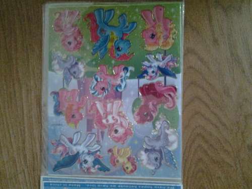 My little pony sticker sheet