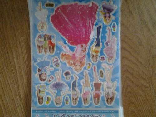 Barbie sticker sheet