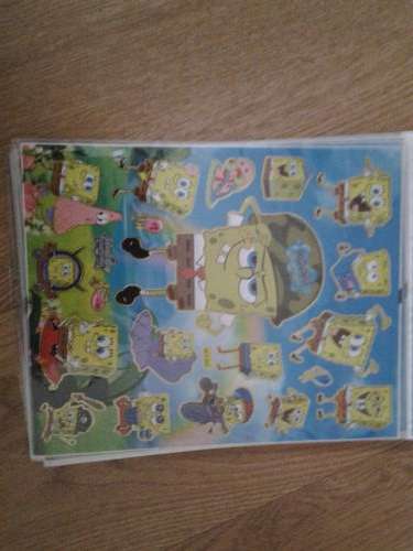 Spongebob sticker sheet