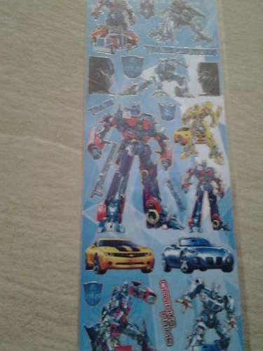Transformer sticker sheet, was R6now R3