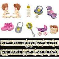 Baby nursery fondant ruler cutter set