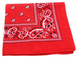 Cowboy red bandana
