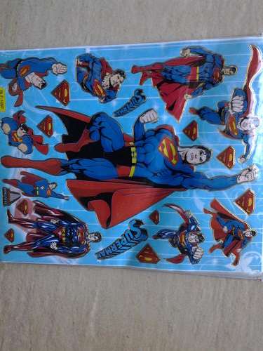 Superman sticker sheet