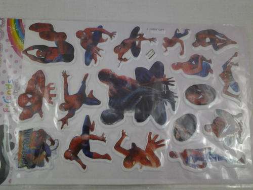 Spiderman puffy stickers