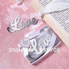 Wedding thank you gift , love bookmark