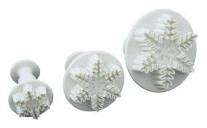snow flake  Fondant plunger Cutter, perfect for frozen cake