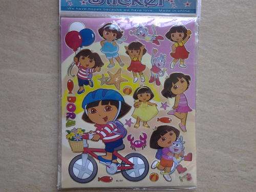Dora sticker sheet
