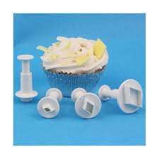 Small tiny diamond Fondant plunger Cutter