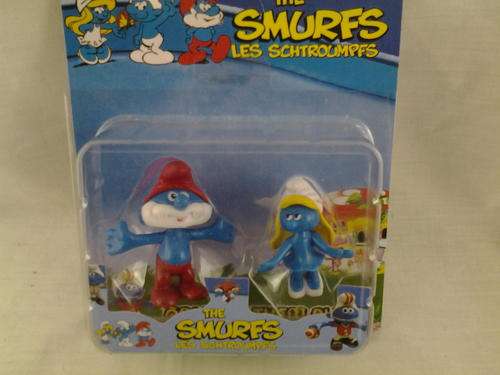 2 pack smurf figurine