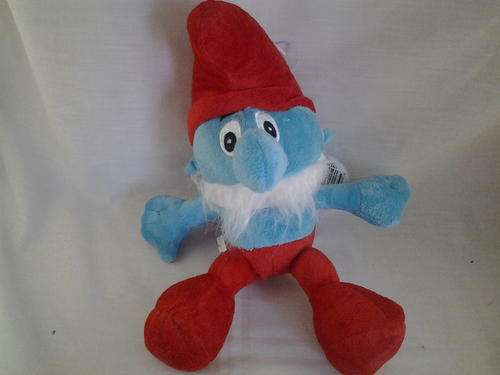 Smurf papa soft toy 30cm