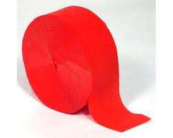 Streamers (1cm x 10m x 6piece)
