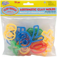 play dough/ Numeric Fondant / cookie  Cutter plastic