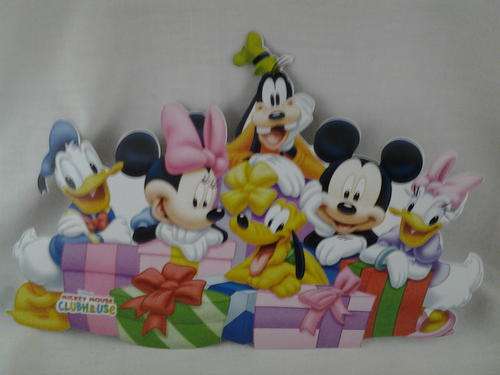 Mickey and minnie cardboard cut out, perfect for party decor or bedroom,  +-20cm