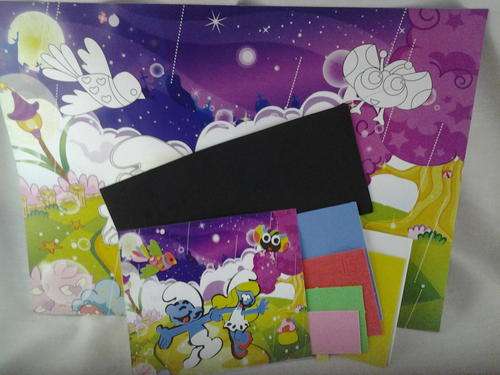 Smurf activity pack, great for parties
