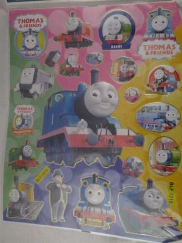 Thomas train engine sticker sheet