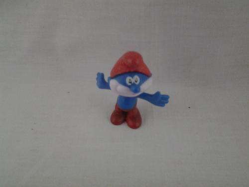 figurines, perfect to use as cake toppers, 6cm Papa smurf