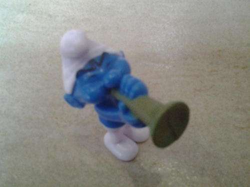 smurf figurine 5cm, perfect for caketopper